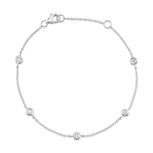 0.13CT 7" DIAMONDS BY THE YARD BRACELET