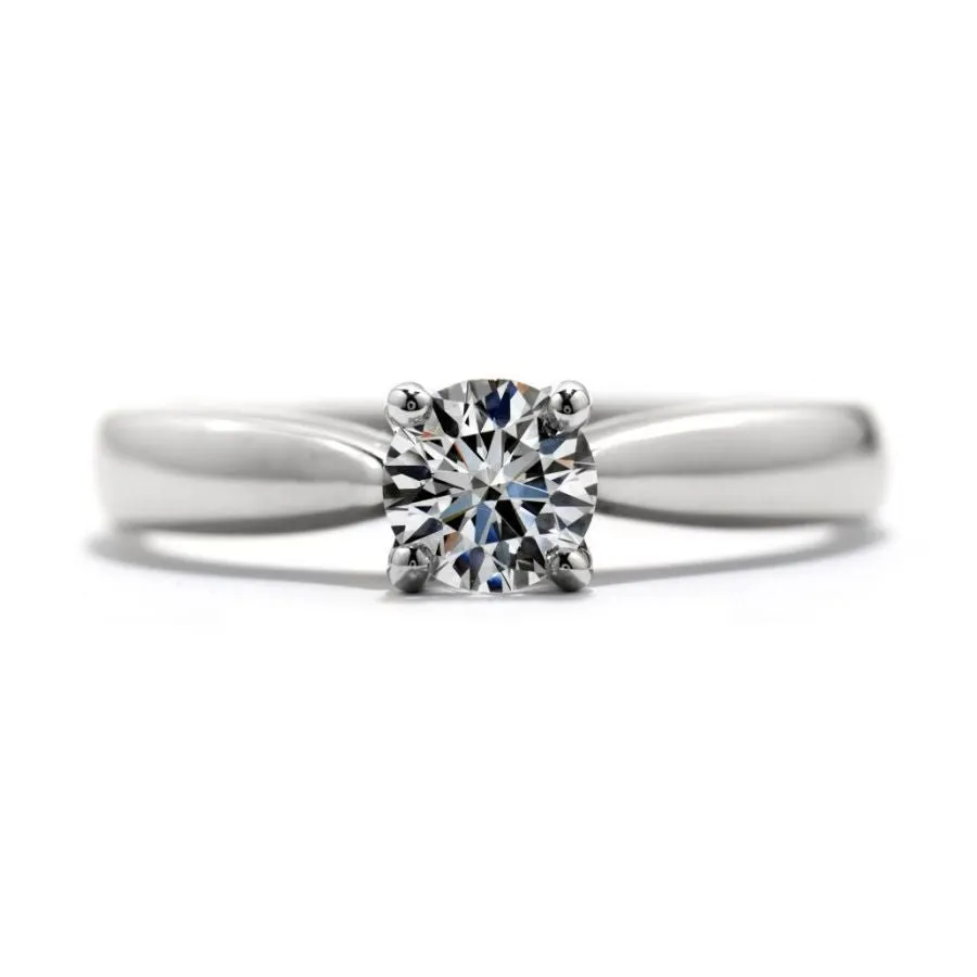 0.26ct Pure Bridal Diamond Solitaire 18ct White Gold Ring