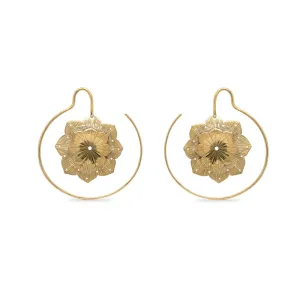 12g Replete Daffodil Brass Earrings — Price Per 2