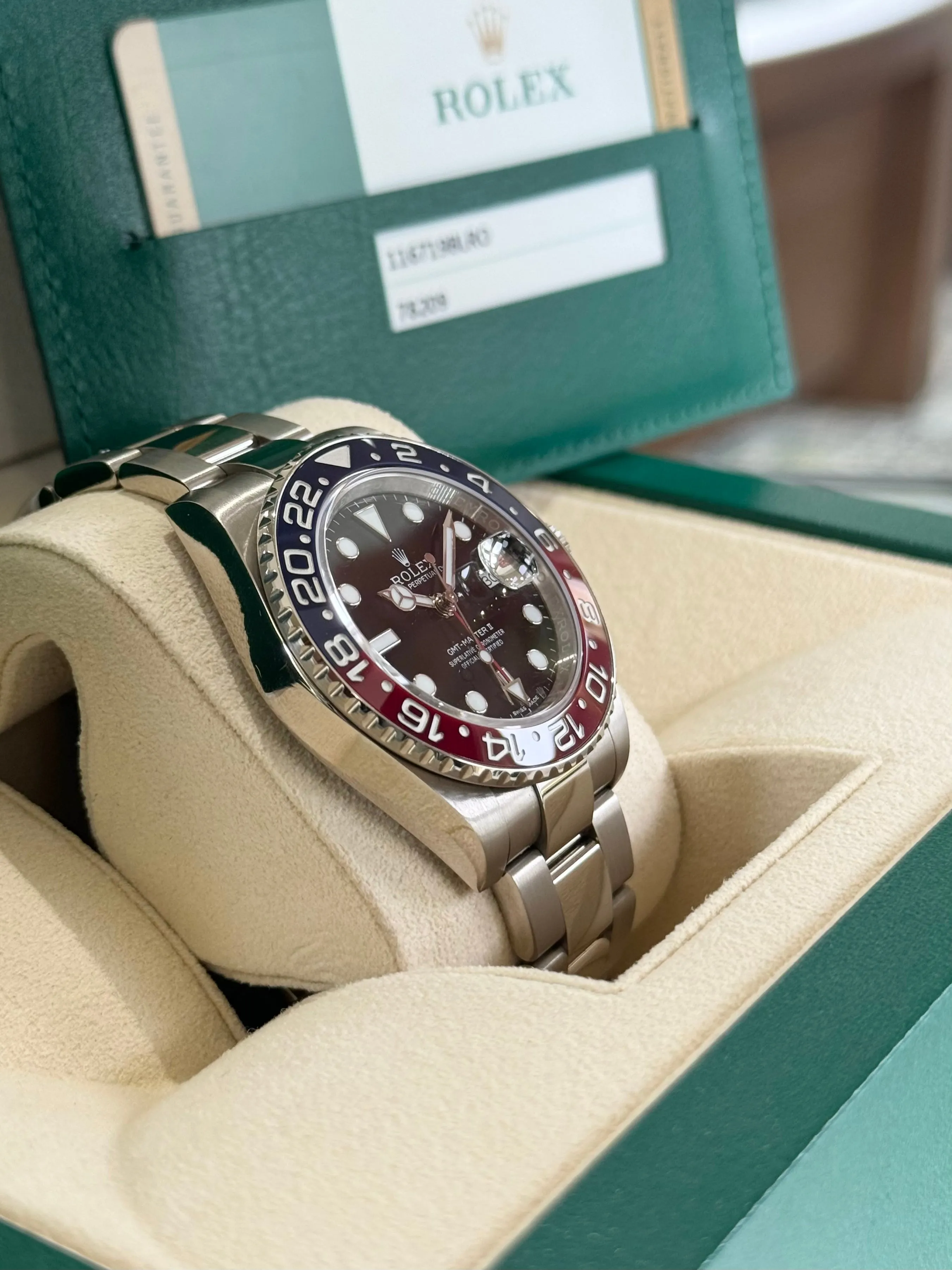 2015 Rolex GMT-Master II Pepsi 116719BLRO