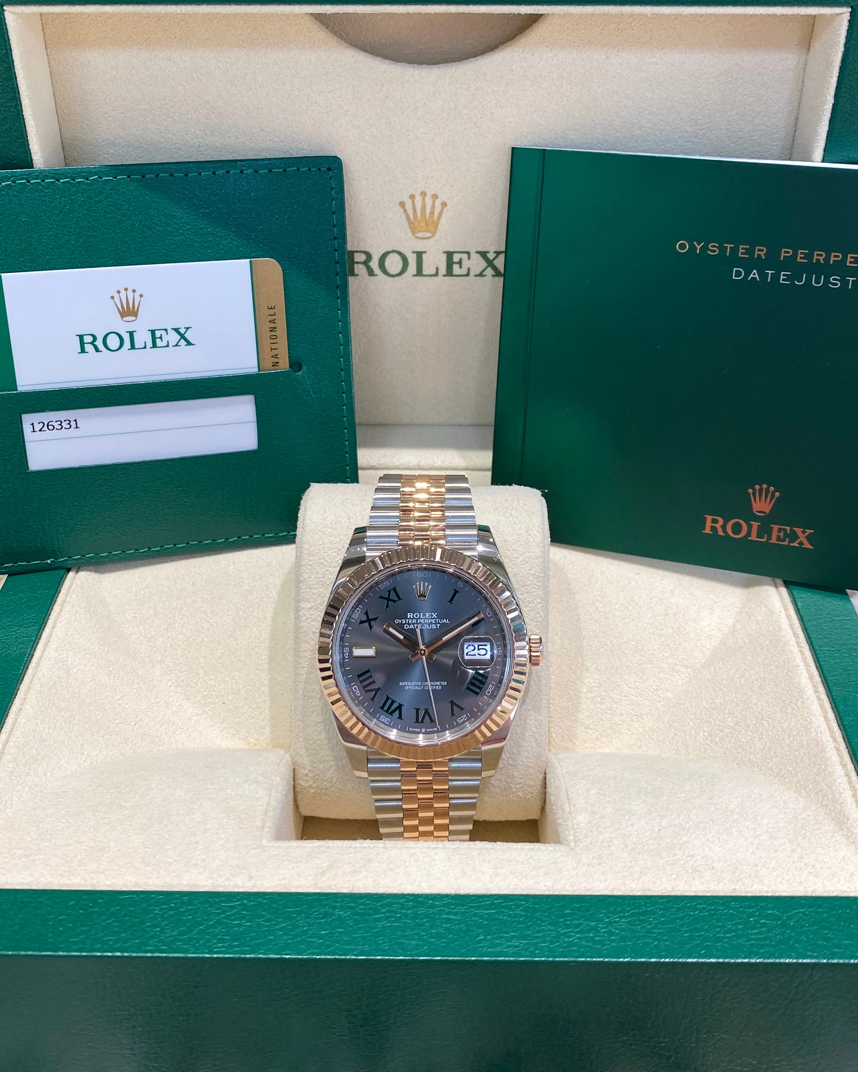 2019 Rolex Datejust 41 126331