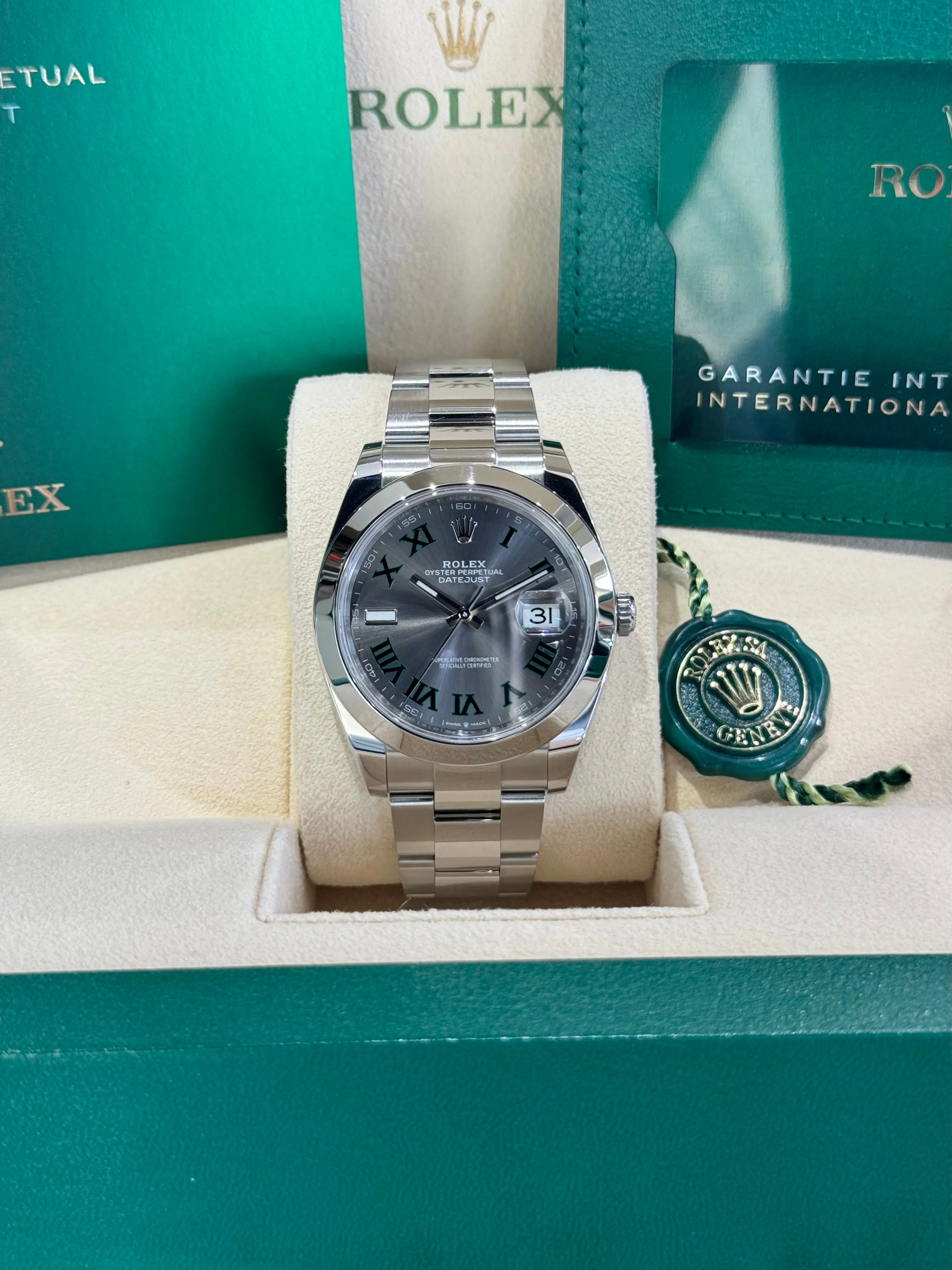 2023 Rolex Datejust 41 Wimbledon 126300