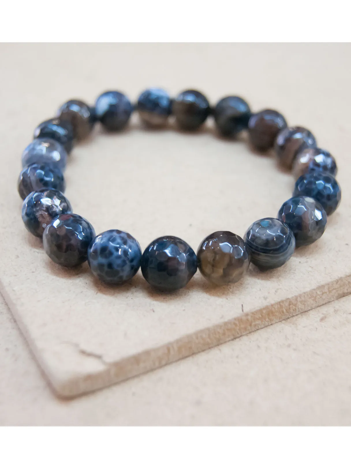 Agate Mala Bracelet