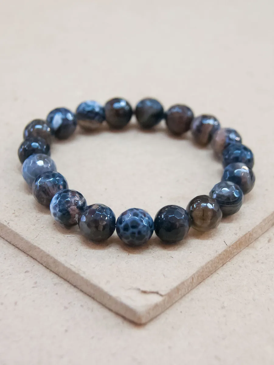 Agate Mala Bracelet