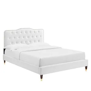 Amber Full Platform Bed By Modway - MOD-6782 - White