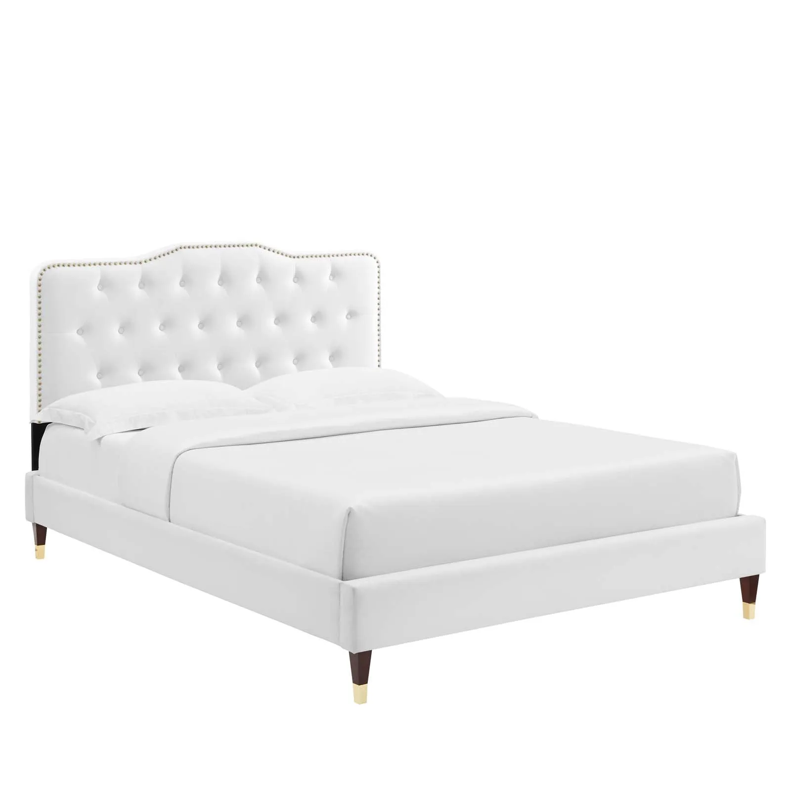 Amber Full Platform Bed By Modway - MOD-6782 - White