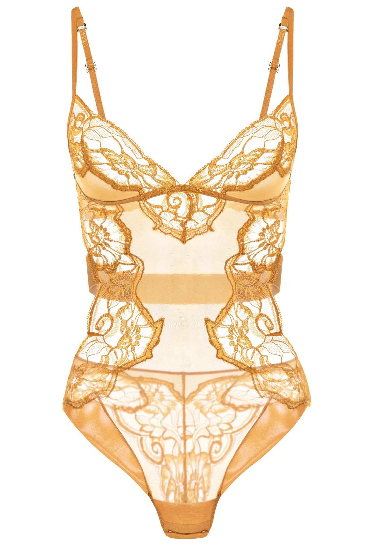 Amber Leavers lace bodysuit