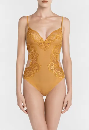 Amber Leavers lace bodysuit