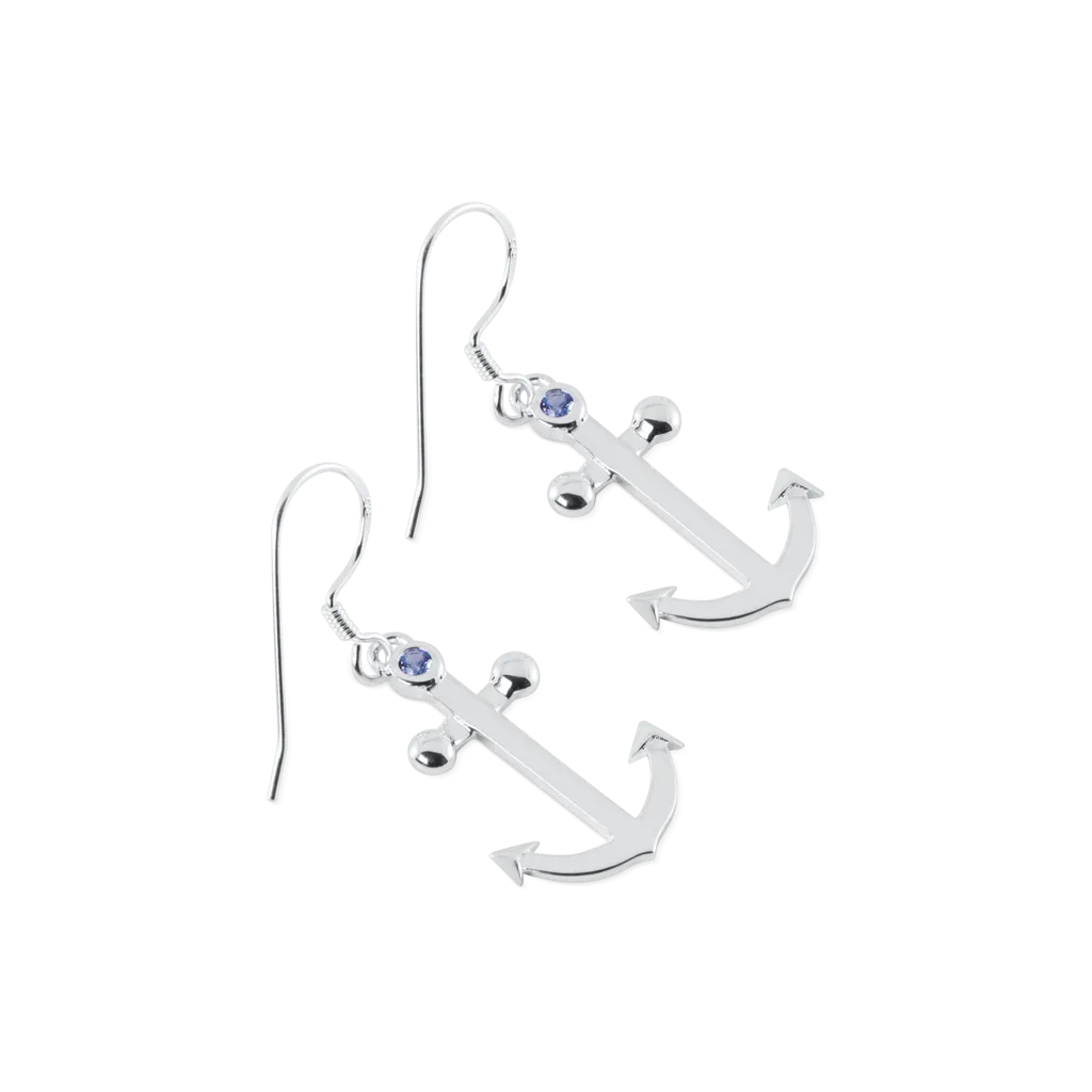 Anchor Dangle Earrings