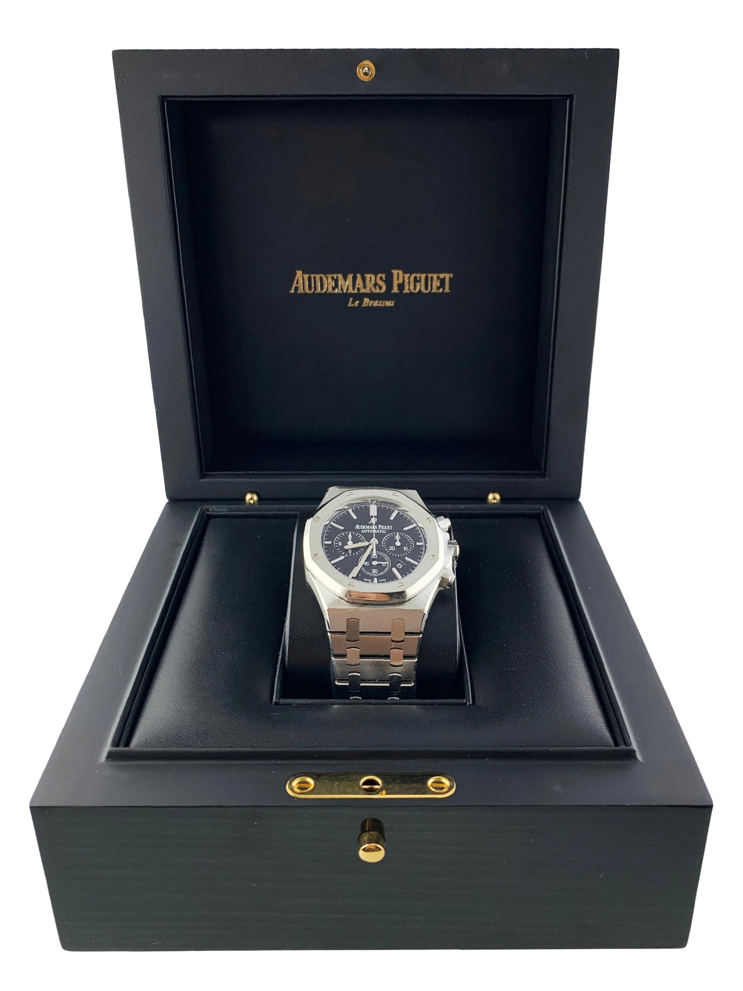 Audemars Piguet Royal Oak 26320ST Black Dial Mens Watch Box & Papers