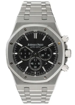 Audemars Piguet Royal Oak 26320ST Black Dial Mens Watch Box & Papers