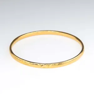 Baby Bangle Bracelet in 18K Yellow Gold