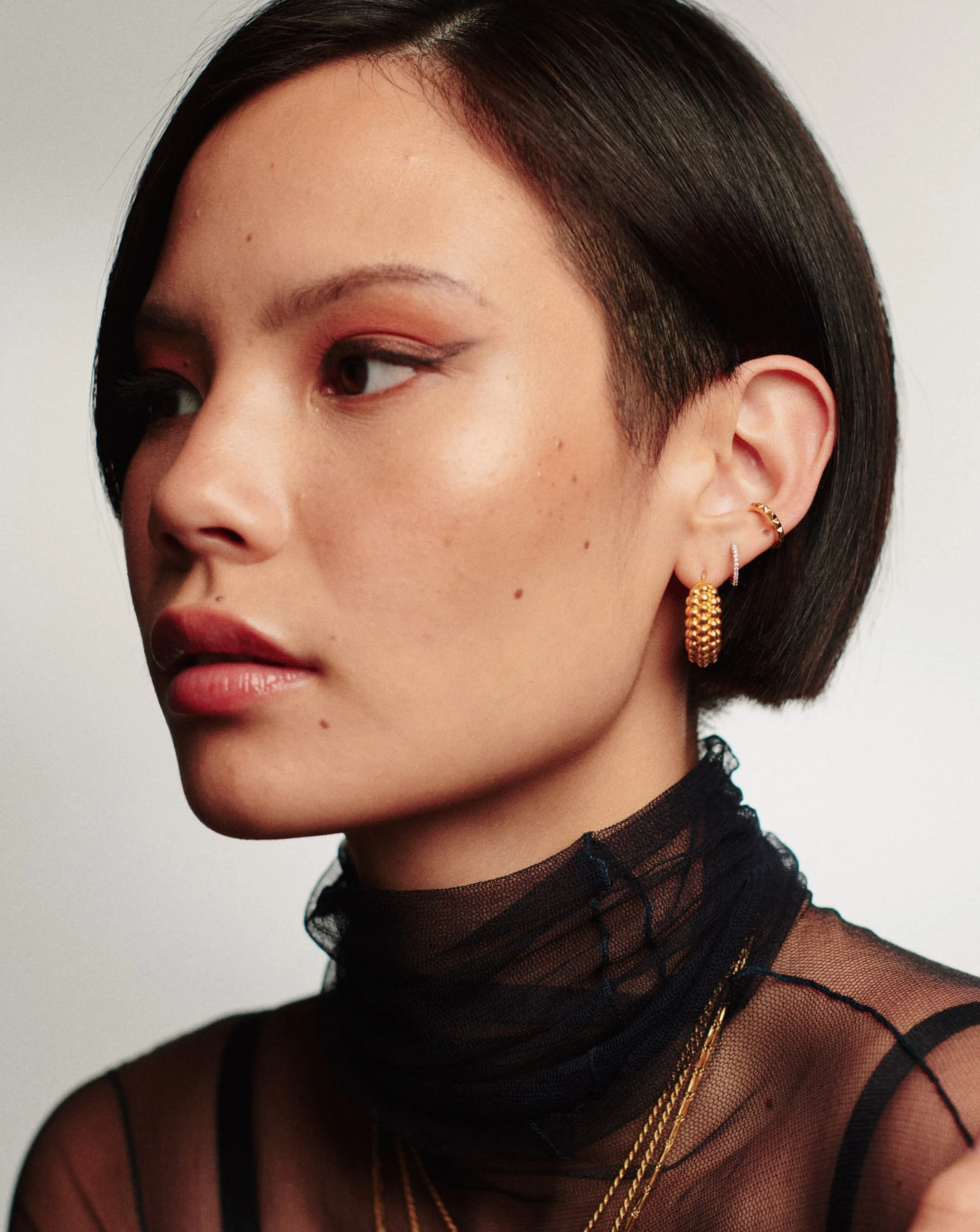 Baya Hoop Earrings | 18ct Gold Plated