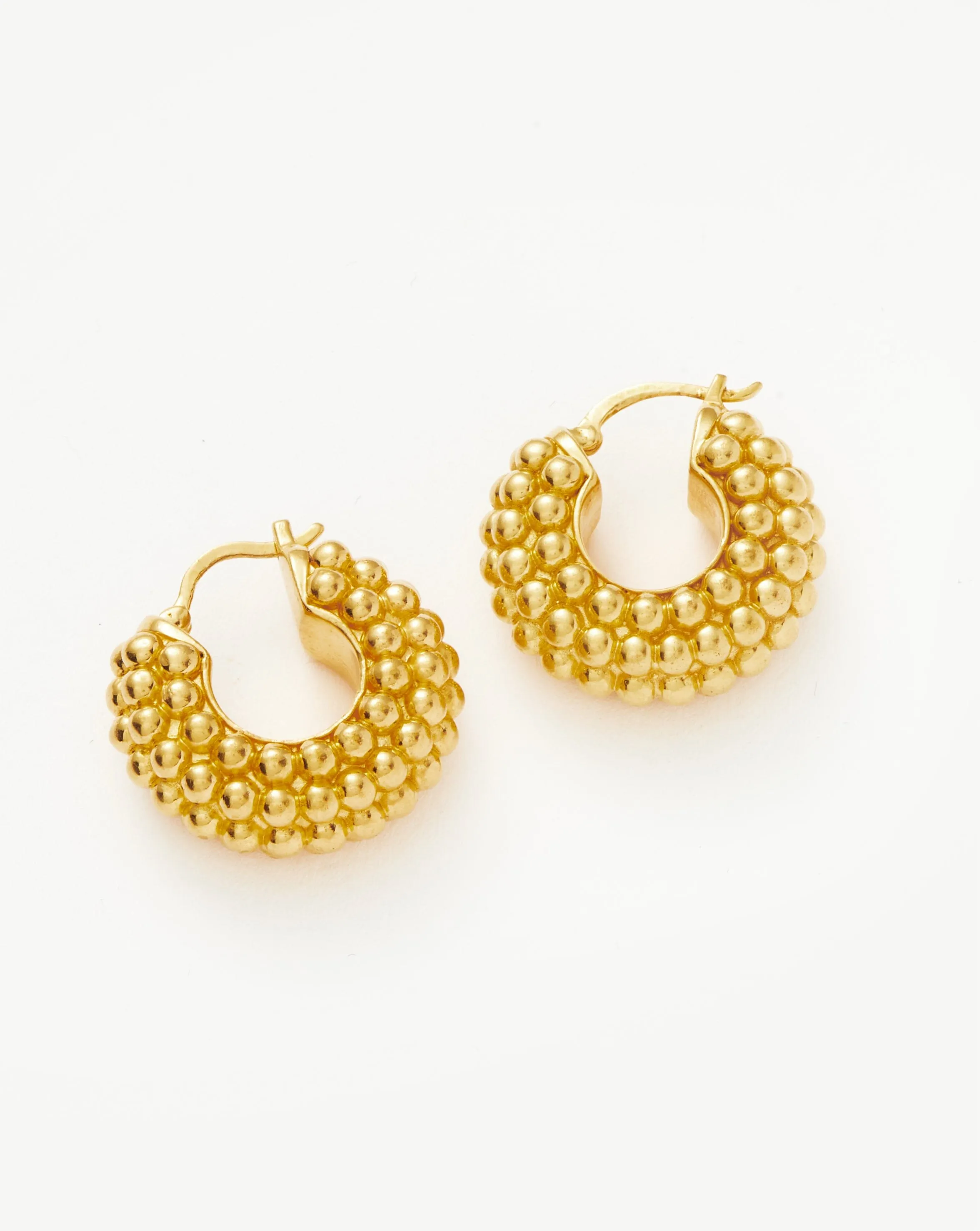 Baya Hoop Earrings | 18ct Gold Plated