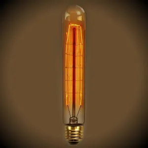 Beacon Tube Nostalgic Bulb - 30 Watt - 7.4 in. Length - Amber