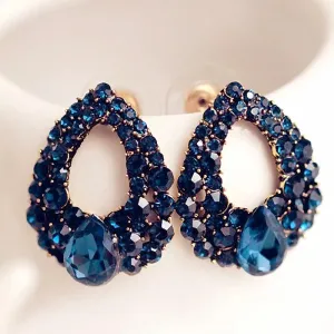 Bijoux Blue Zircon Earrings