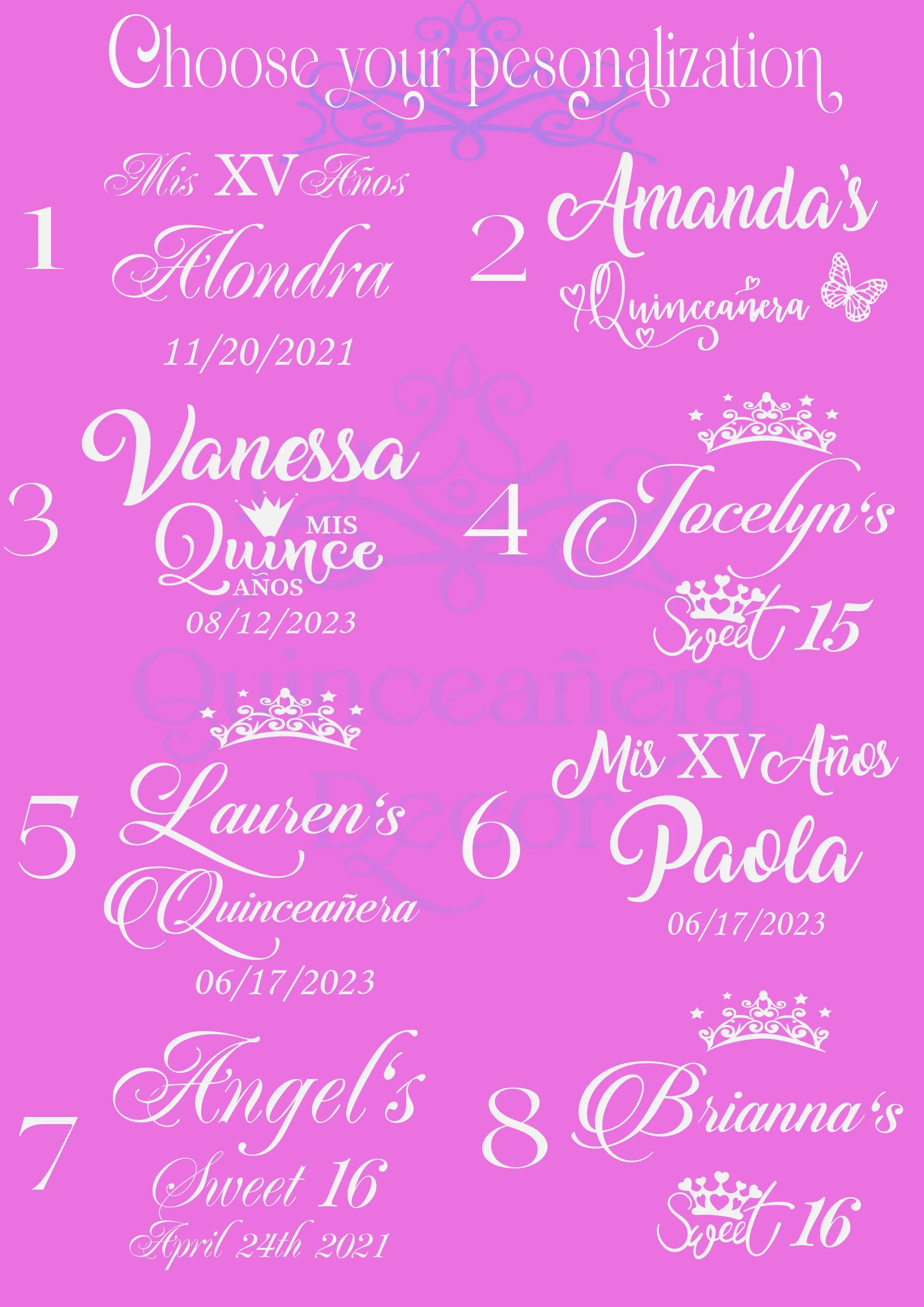 Black Full Quinceanera Package