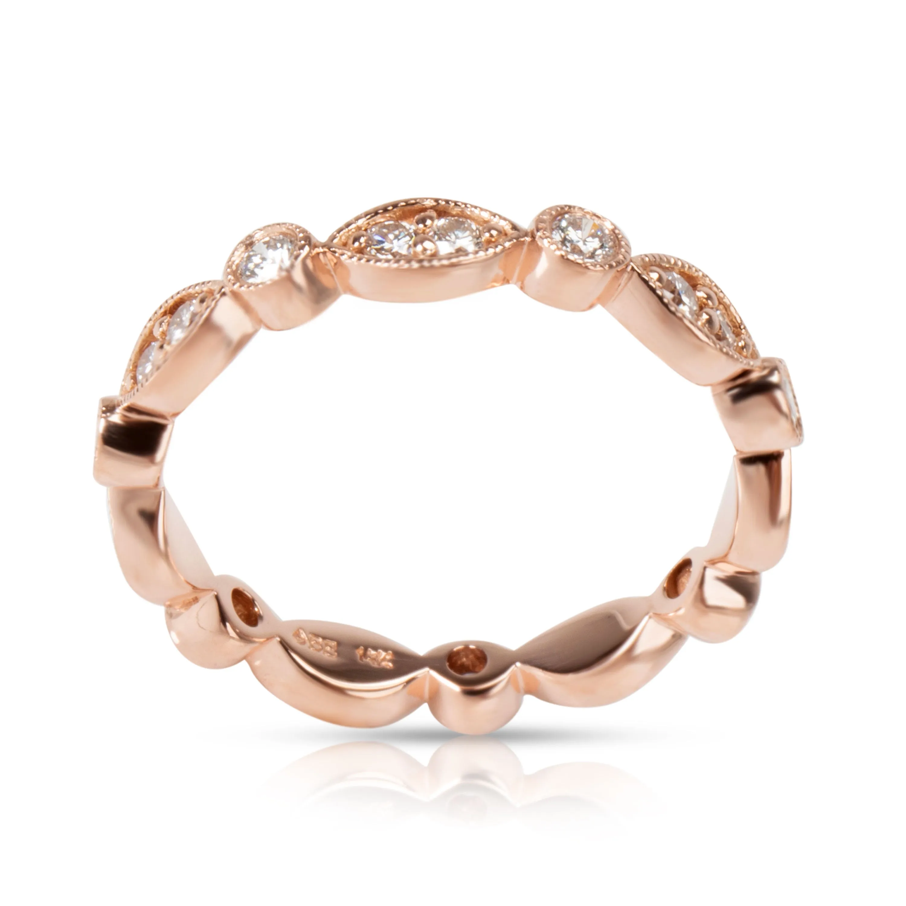 Brilliant Earth Tiara Diamond Eternity Band in 14K Rose Gold 0.5 CTW