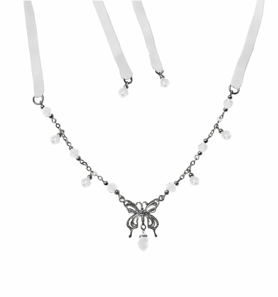 Butterfly Tie-on Crown Silver