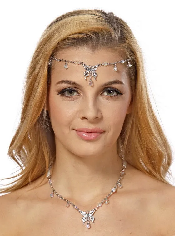 Butterfly Tie-on Crown Silver