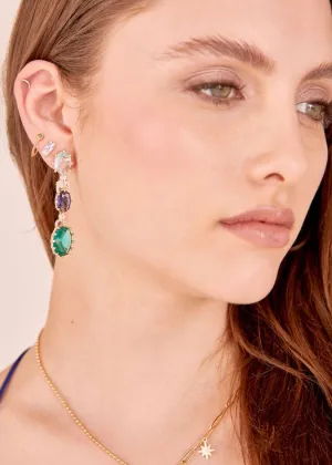 Cati Luna Earrings Green