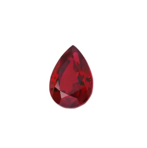 Dark Red Ruby #8 (Lab Grown) - PEAR