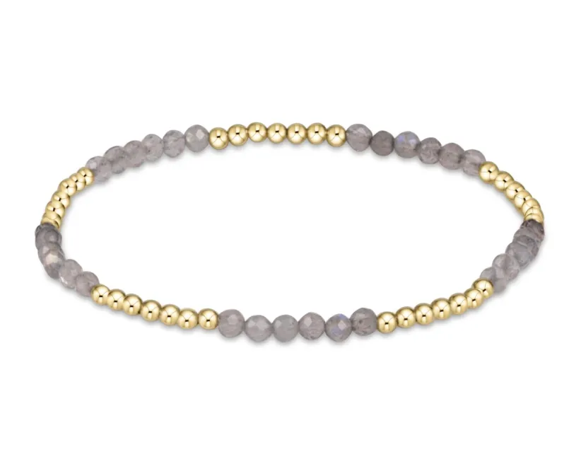 E Newton Classic Blissful Pattern 2.5mm Bracelet - Gemstone