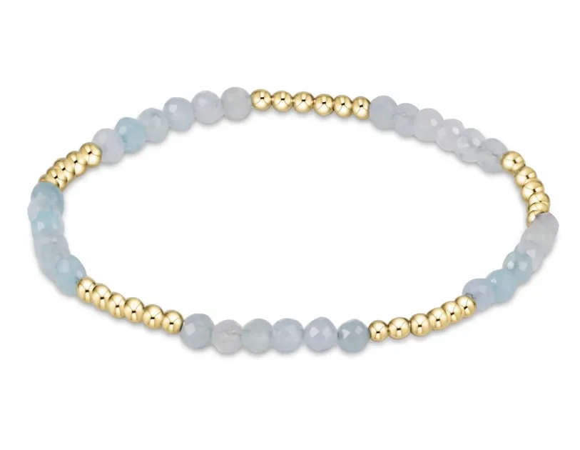 E Newton Classic Blissful Pattern 2.5mm Bracelet - Gemstone