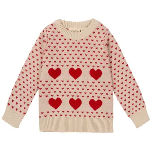 Flöss Ruby Red/Cloud Zoe Sweater