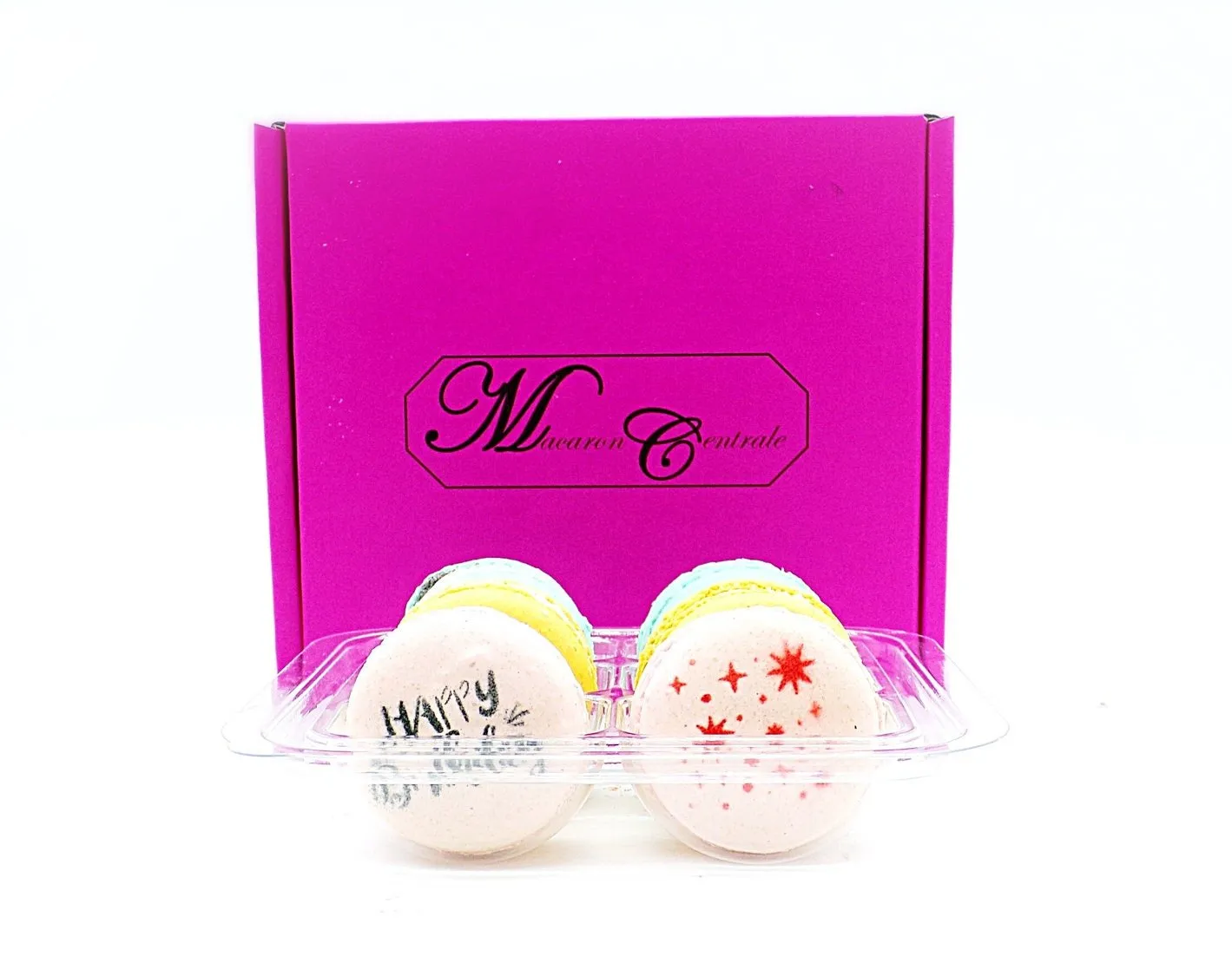 Happy Birthday Princess French Macaron Set | Personalized Macaron | Available in 6, 12 and 24 Pack