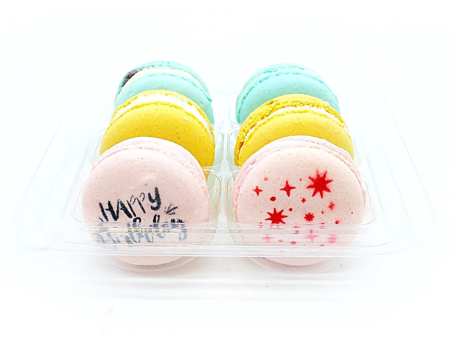 Happy Birthday Princess French Macaron Set | Personalized Macaron | Available in 6, 12 and 24 Pack