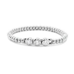 Hullchi Belluni 18K White Gold Diamond Bracelet