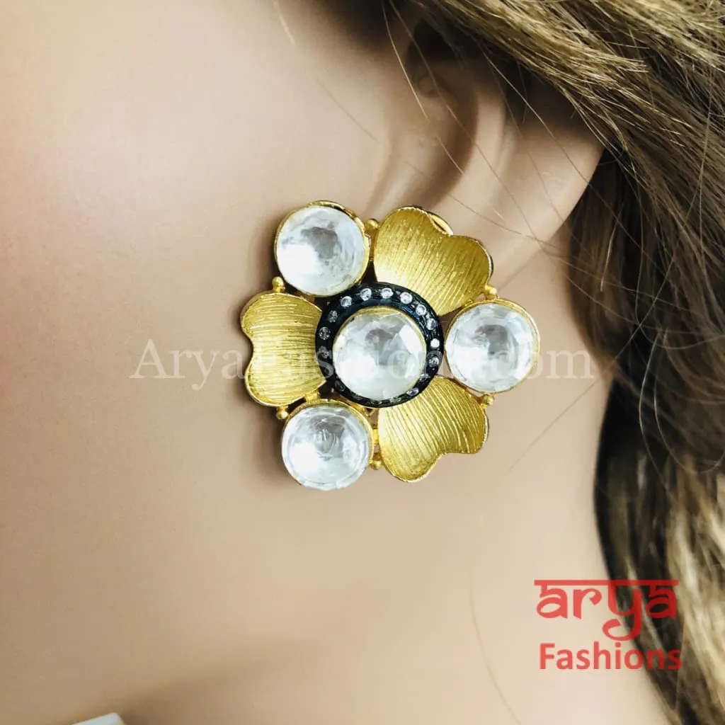 Kundan Studs/Trendy Earrings/Party Earrings