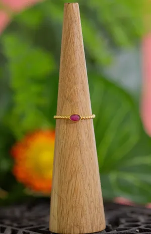 Lela Ruby Ring