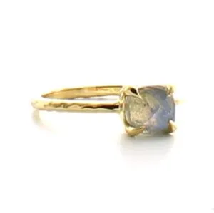 MINI PROTECT RING LABRADORITE & GOLD