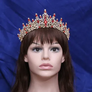 New style wedding crown tiara for the bride, European and American luxury rhinestone wedding