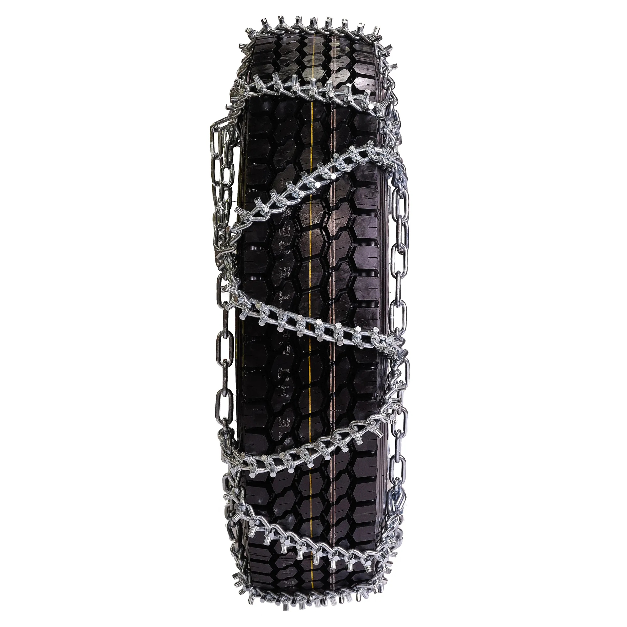 pewag 7mm, Star Stud, Zig Zag Pattern Tire Chains without Cams - for Heavy Truck - Pair - USAZZ2247S 7ST