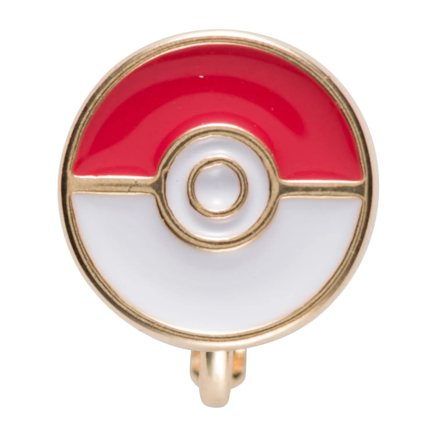 Pokémon Center Poké Ball clip-on stud earring