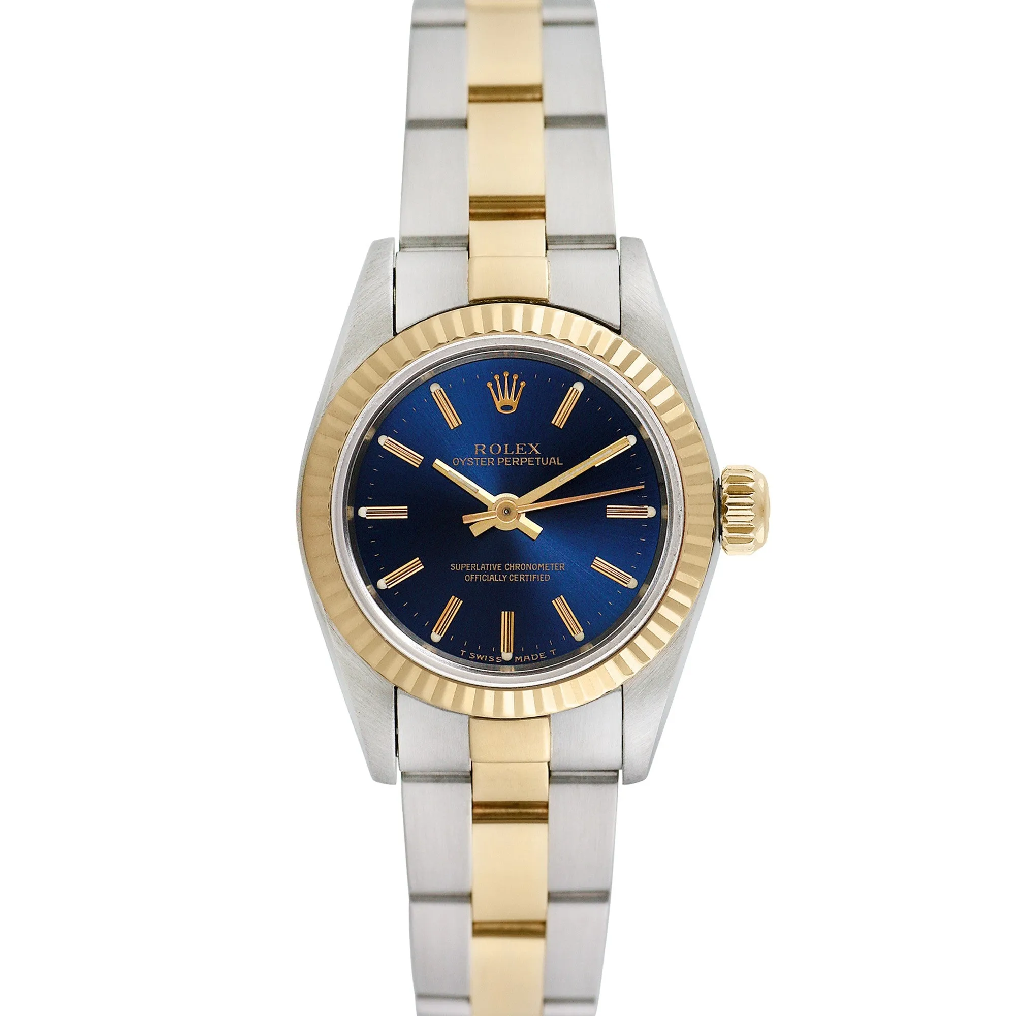 Pre-owned Rolex Ladies Two-tone Oyster Perpetual #56