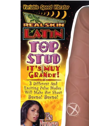 Real Skin Latin Top Stud Vibrator