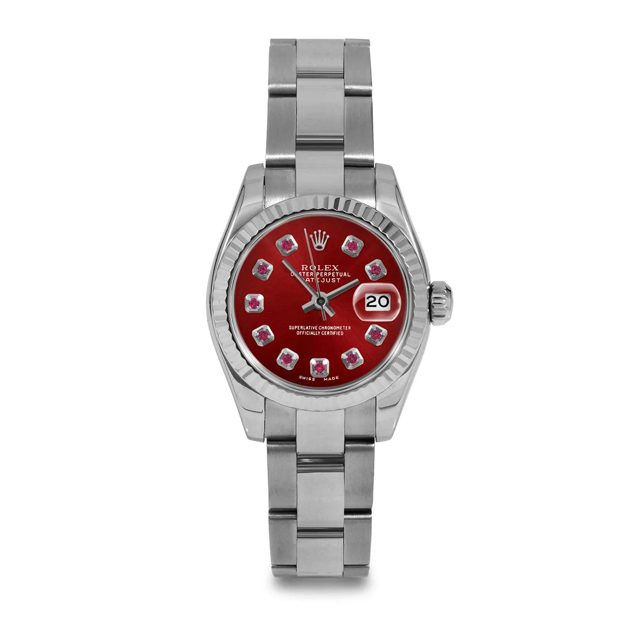 Rolex Datejust 26mm | 179174-RED-RBY-AM-FLT-OYS