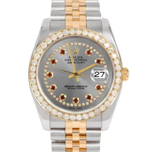 Rolex Datejust 36mm | 116233-SLT-STRR-25CT-JBL