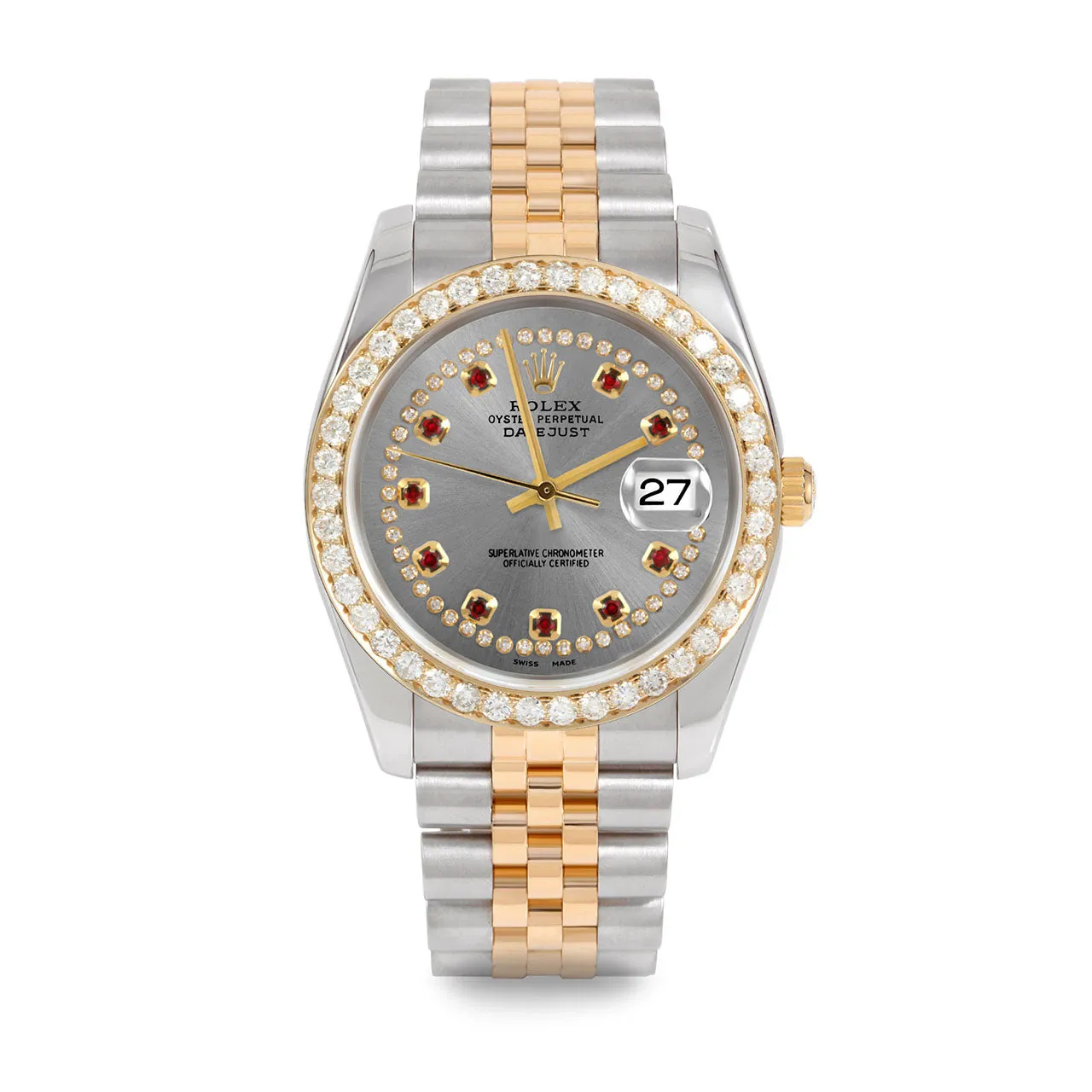 Rolex Datejust 36mm | 116233-SLT-STRR-25CT-JBL