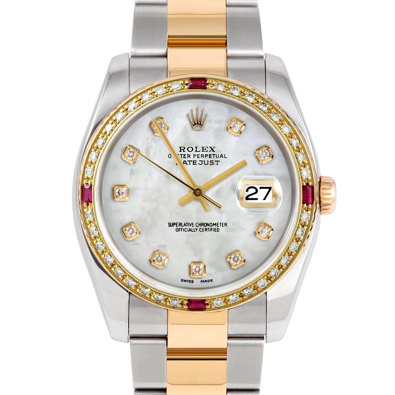 Rolex Datejust 36mm | 116233-WMOP-DIA-AM-4RBY-OYS