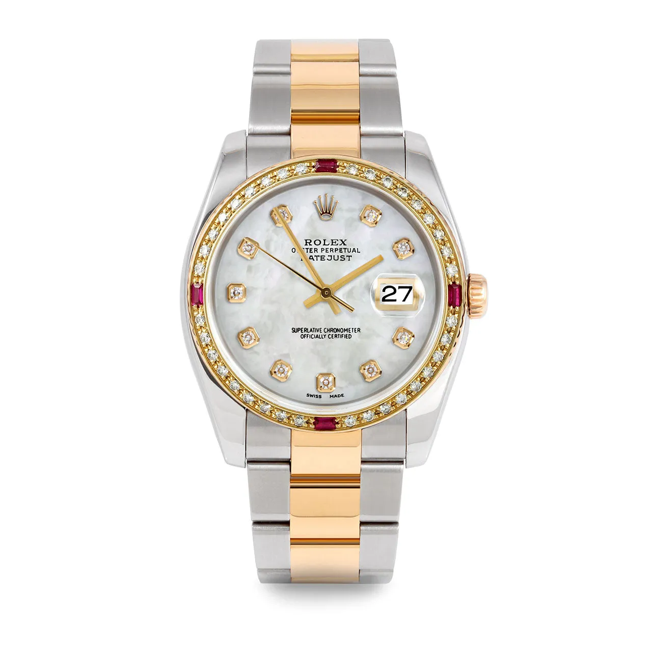 Rolex Datejust 36mm | 116233-WMOP-DIA-AM-4RBY-OYS