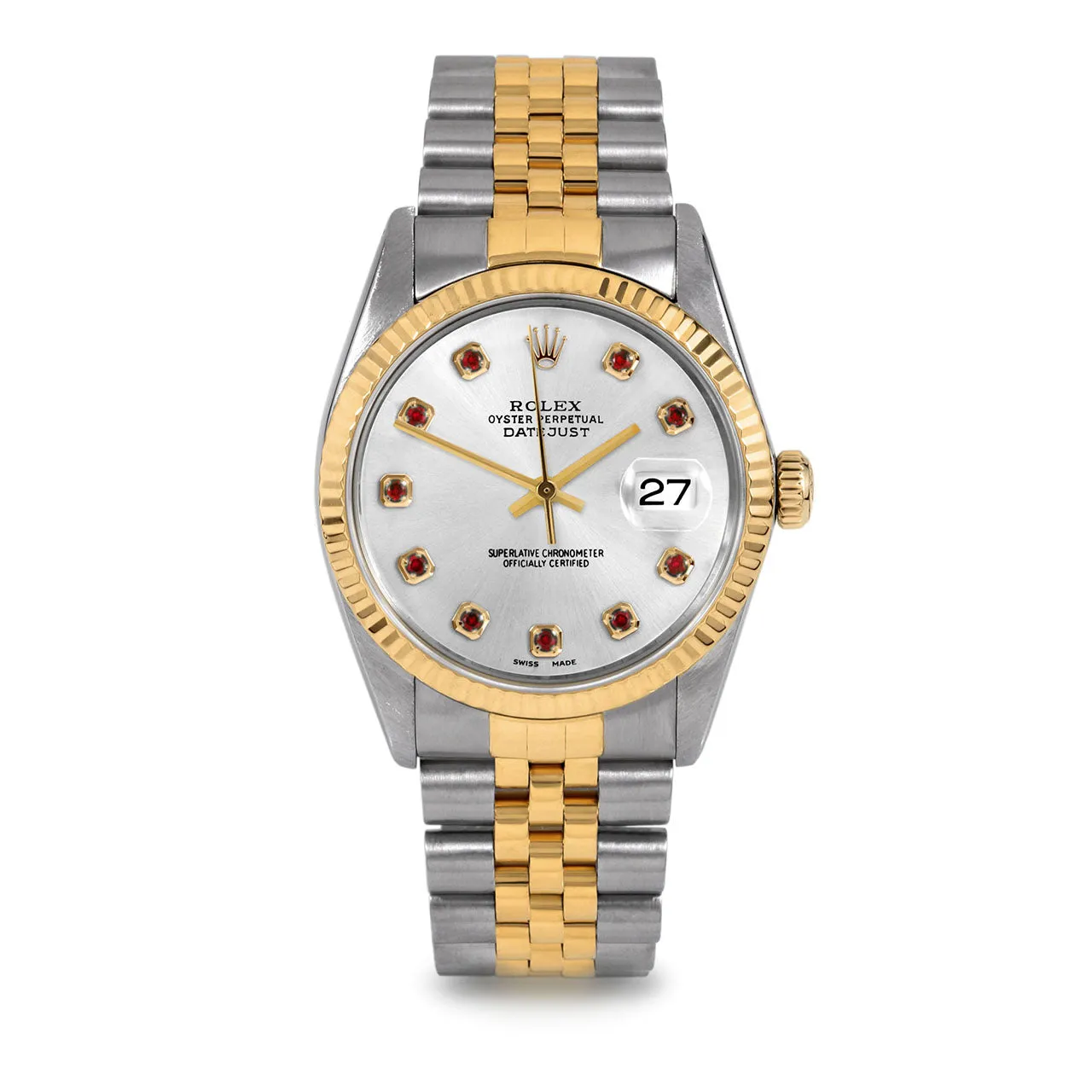 Rolex Datejust 36mm | 16013-SLV-RBY-AM-FLT-JBL