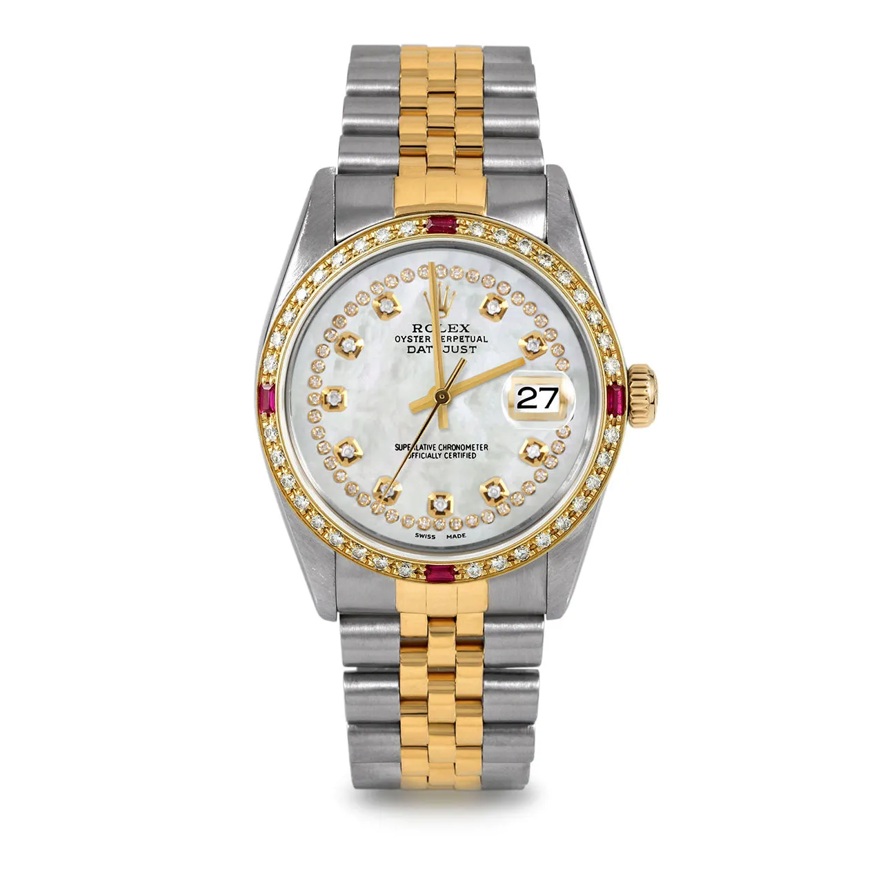 Rolex Datejust 36mm | 16013-WMOP-STRD-4RBY-JBL