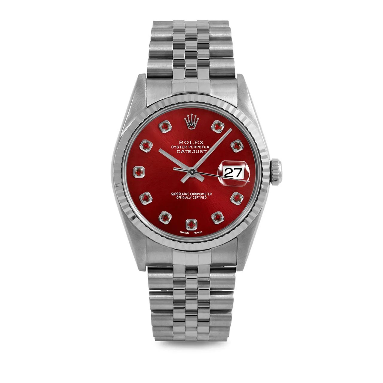 Rolex Datejust 36mm | 16234-RED-RBY-AM-FLT-JBL