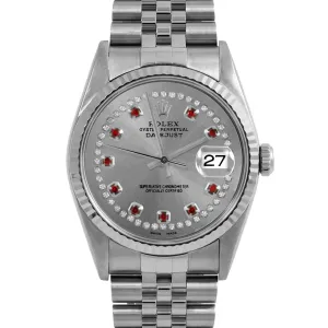 Rolex Datejust 36mm | 16234-SLT-STRR-FLT-JBL