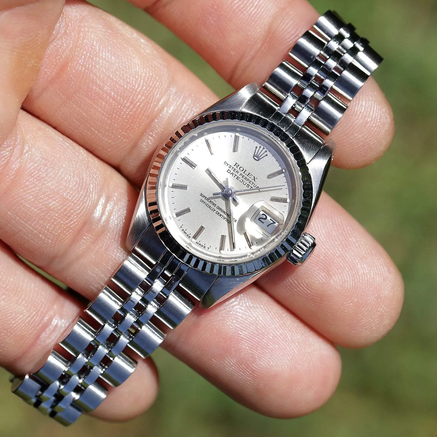 Rolex Lady-Datejust Stainless Jubilee 26MM '87 69174